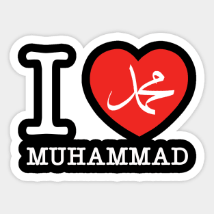 I Love Muhammad Sticker